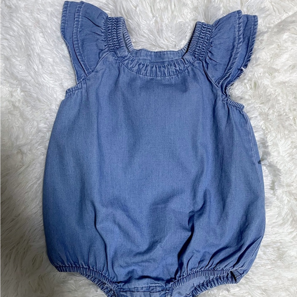 Old Navy Blue Ruffled One Piece